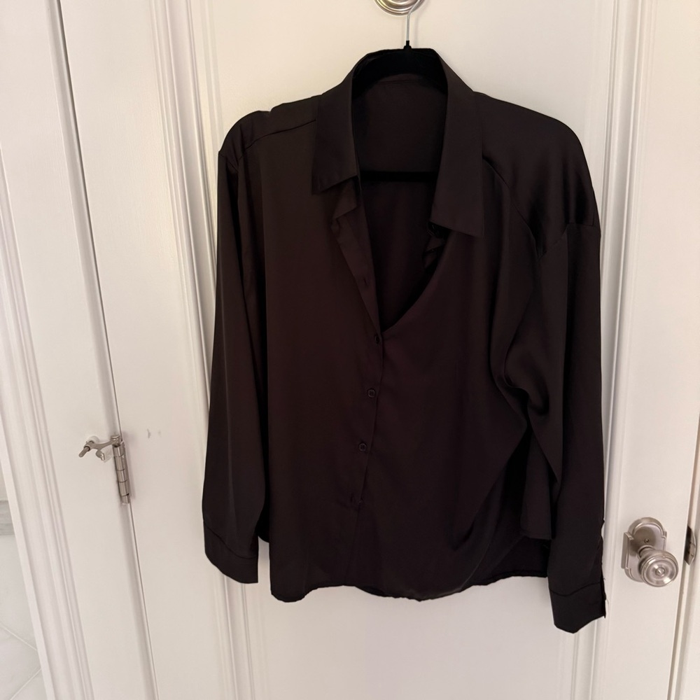 Elegant Black Women's Top